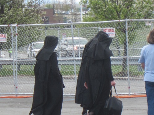 Nuns attending the Donald J Trump rally on 4/25/2016